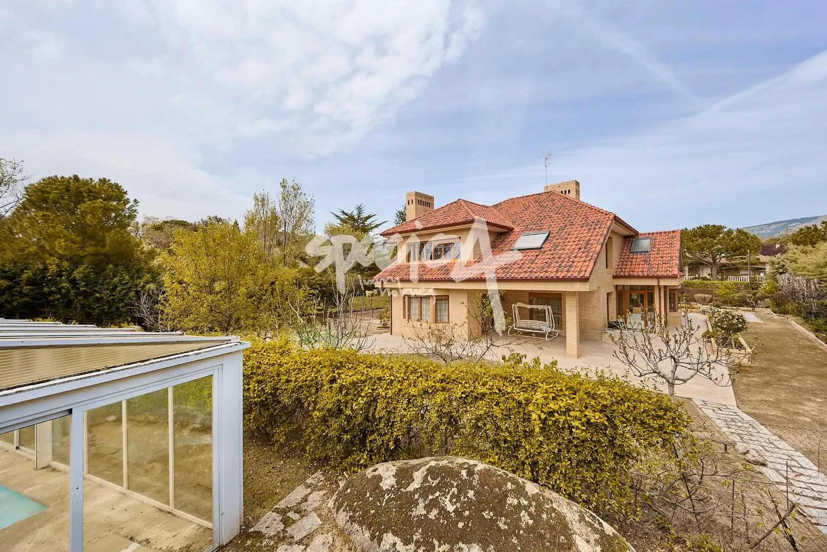 Jardí de Casa o xalet en venda en El Escorial amb Calefacció, Jardí privat i Terrassa