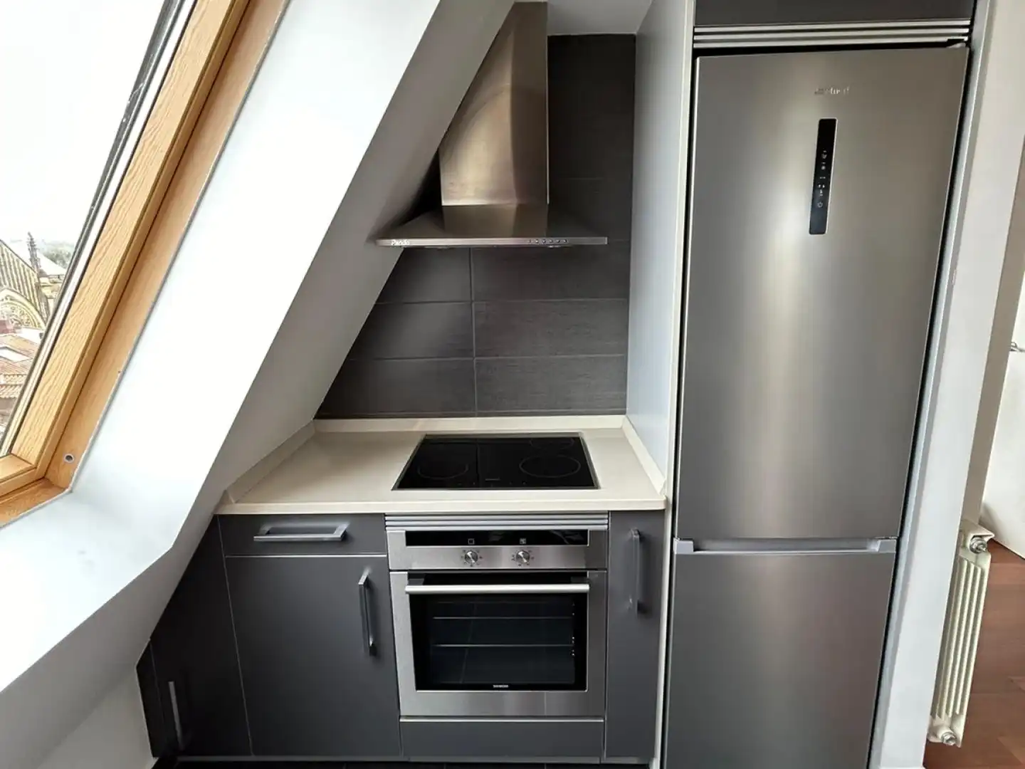 Cuina de Apartament de lloguer en Donostia - San Sebastián  amb Aire condicionat, Calefacció i Moblat
