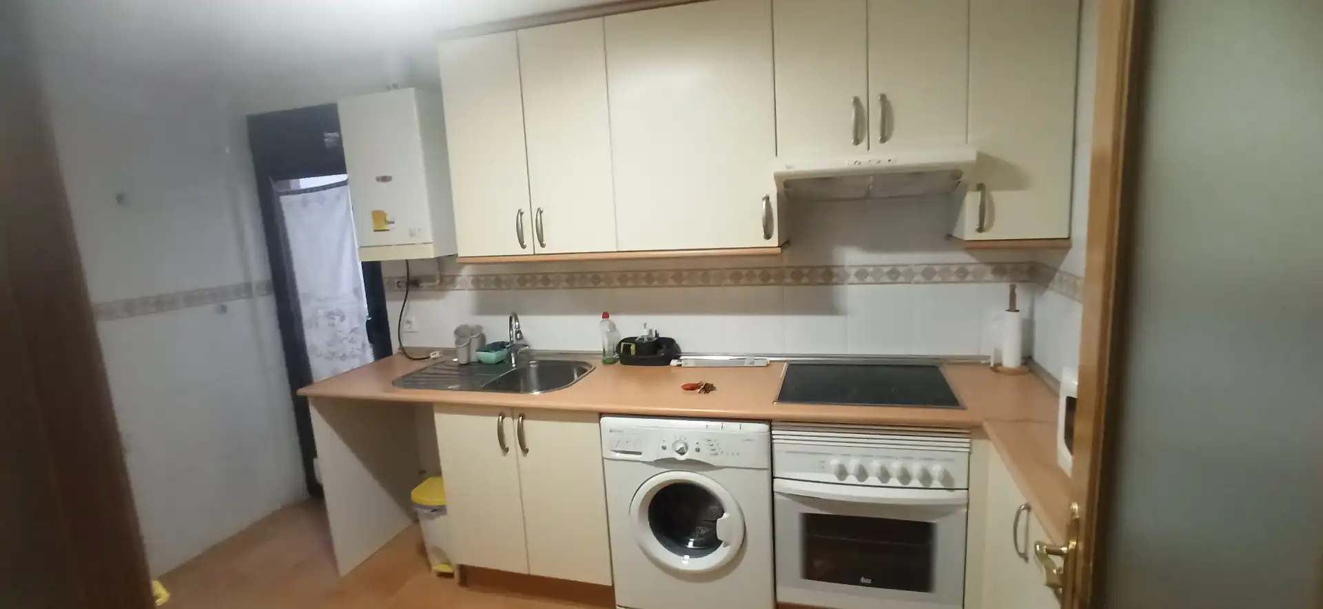 Kitchen of Flat for sale in Alcázar de San Juan  with Air Conditioner, Heating and Terrace