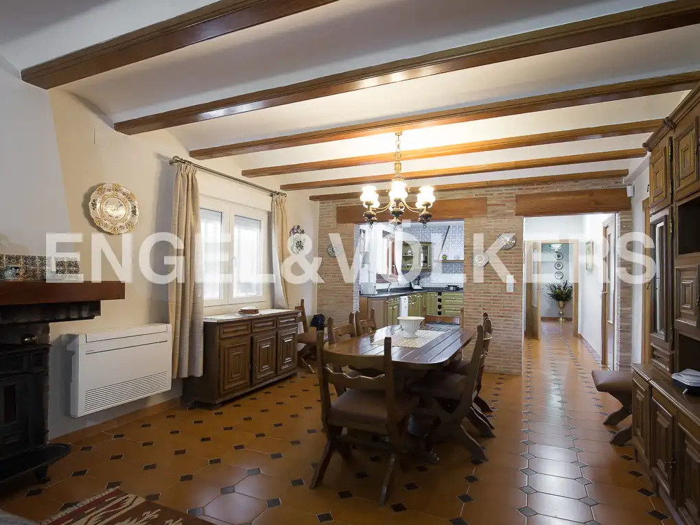 Dining room of Houses for sale in Náquera  with Air Conditioner, Heating and Private garden