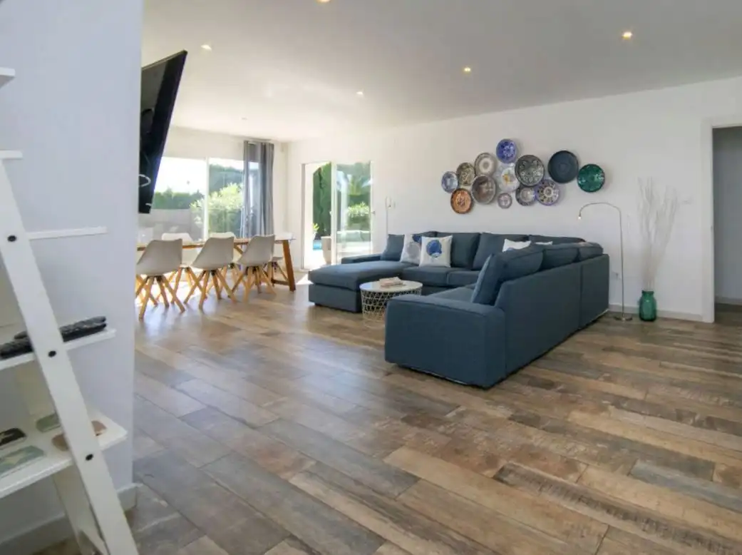 Sala de estar de Casa o chalet en venta en Calpe / Calp con Aire acondicionado, Calefacción y Amueblado