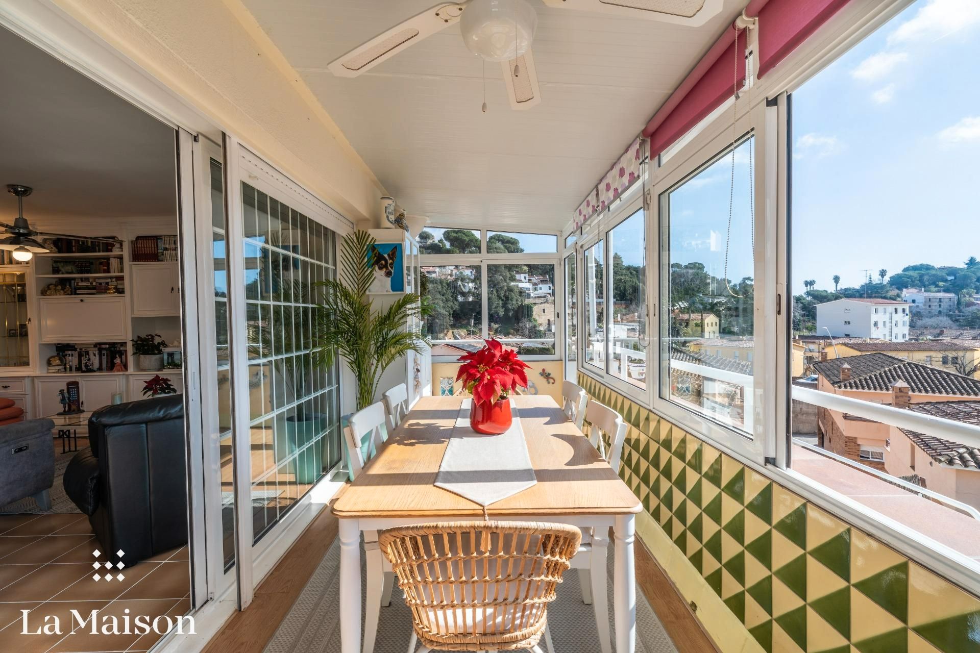 Terraza de Casa adosada en venta en Sant Andreu de Llavaneres con Aire acondicionado, Calefacción y Jardín privado