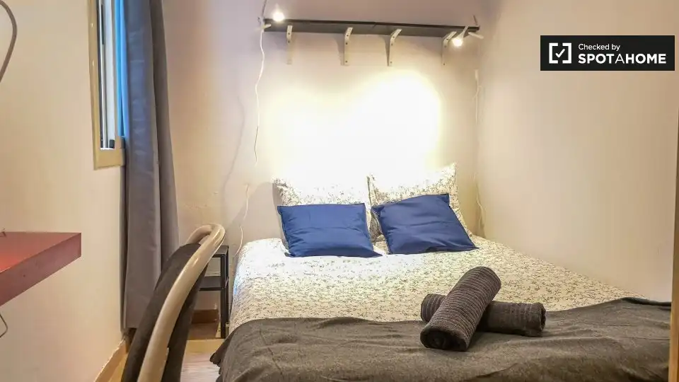 Bedroom of Flat for rent in L'Hospitalet de Llobregat  with Air Conditioner, Heating and Furnished
