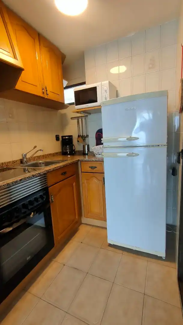 Cocina de Apartamento en venta en Benidorm con Aire acondicionado, Amueblado y Piscina comunitaria