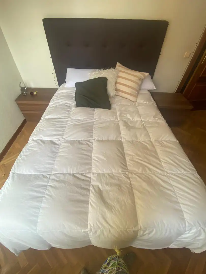 Bedroom of Flat for rent in Salamanca  with Heating, Parquet flooring and Furnished