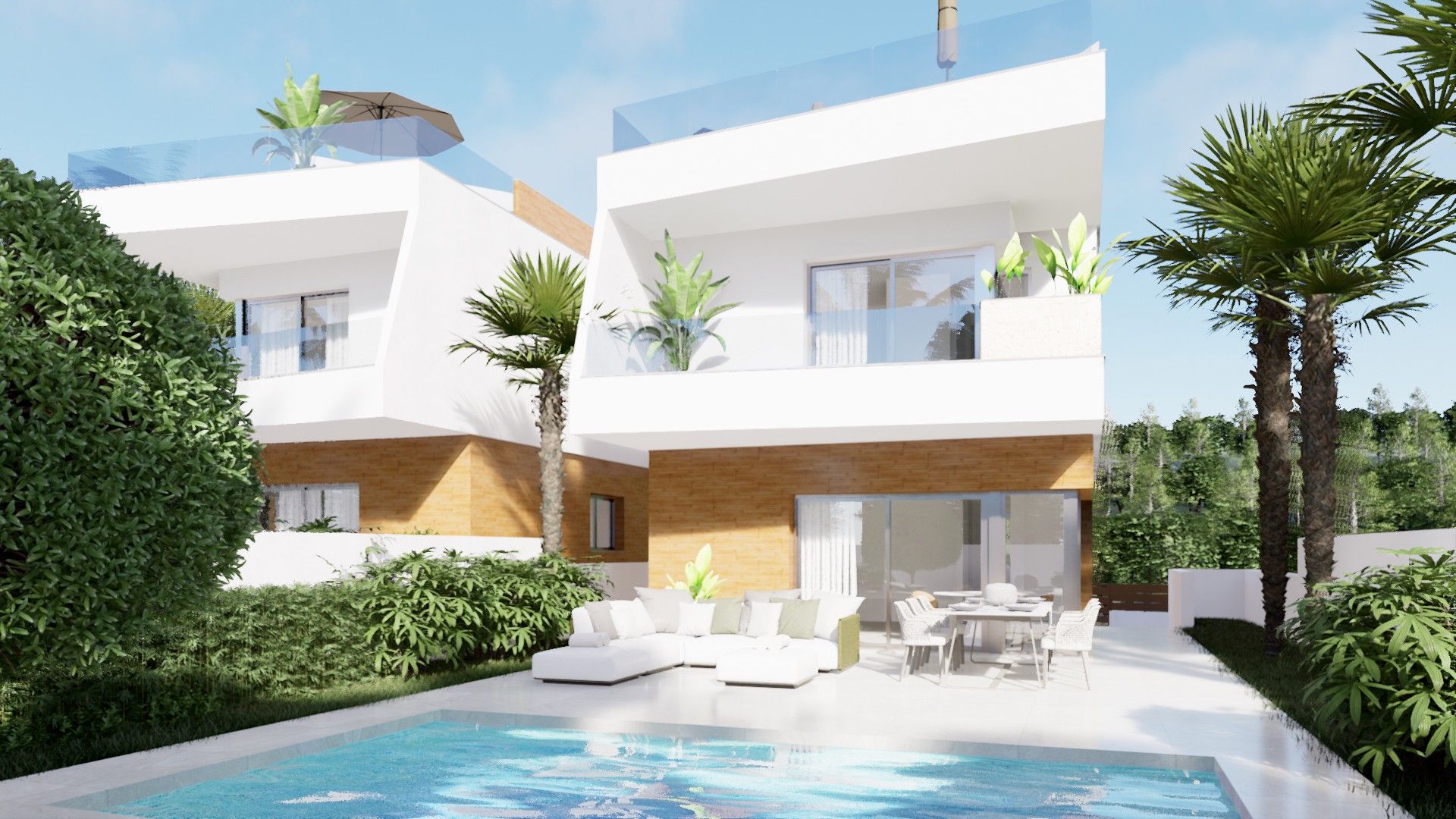 Exterior view of Country house for sale in Pilar de la Horadada  with Air Conditioner, Heating and Private garden