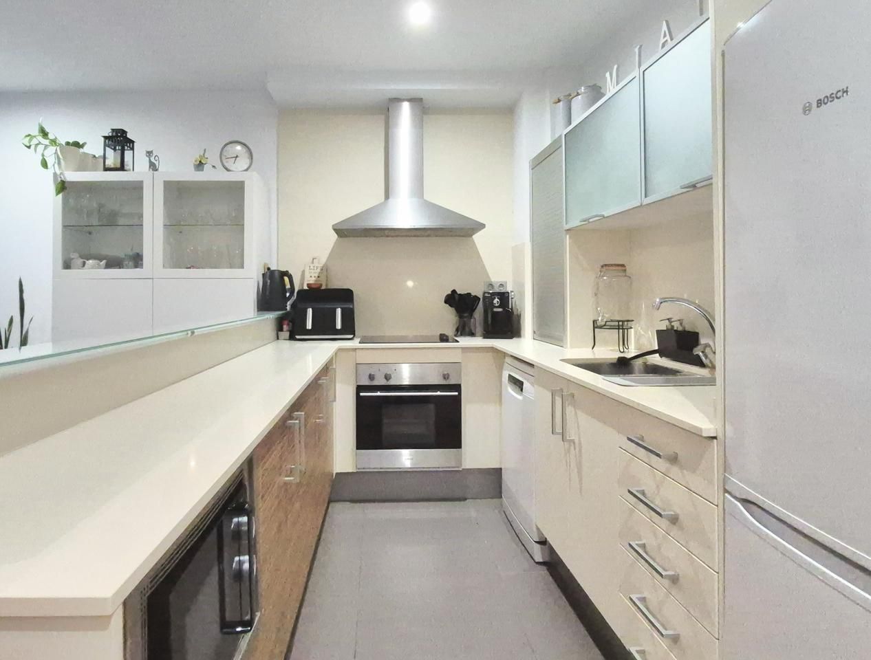 Kitchen of Flat for sale in Terrassa  with Air Conditioner, Heating and Terrace