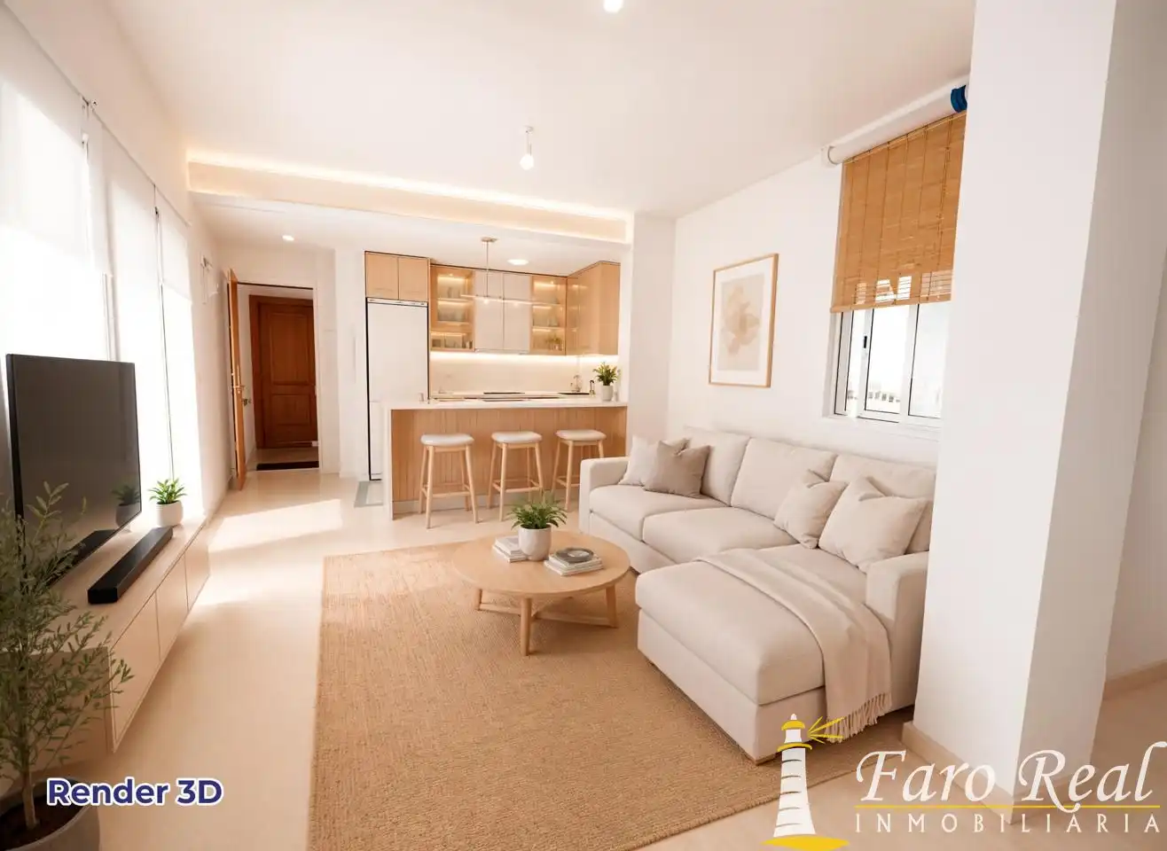 Sala de estar de Piso en venta en Sanlúcar de Barrameda con Aire acondicionado y Terraza