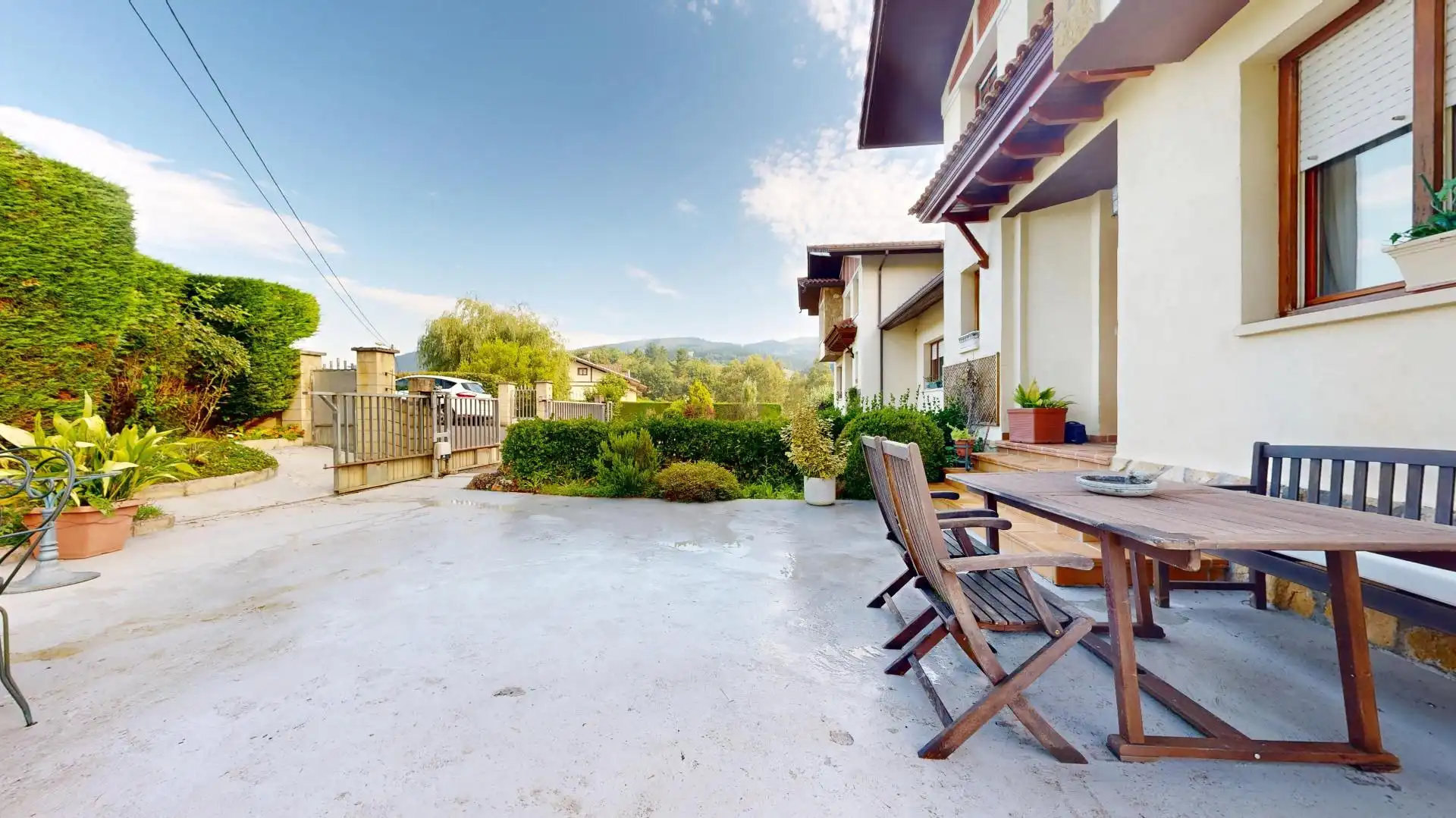 Terraza de Casa adosada en venta en Zalla  con Calefacción, Jardín privado y Terraza