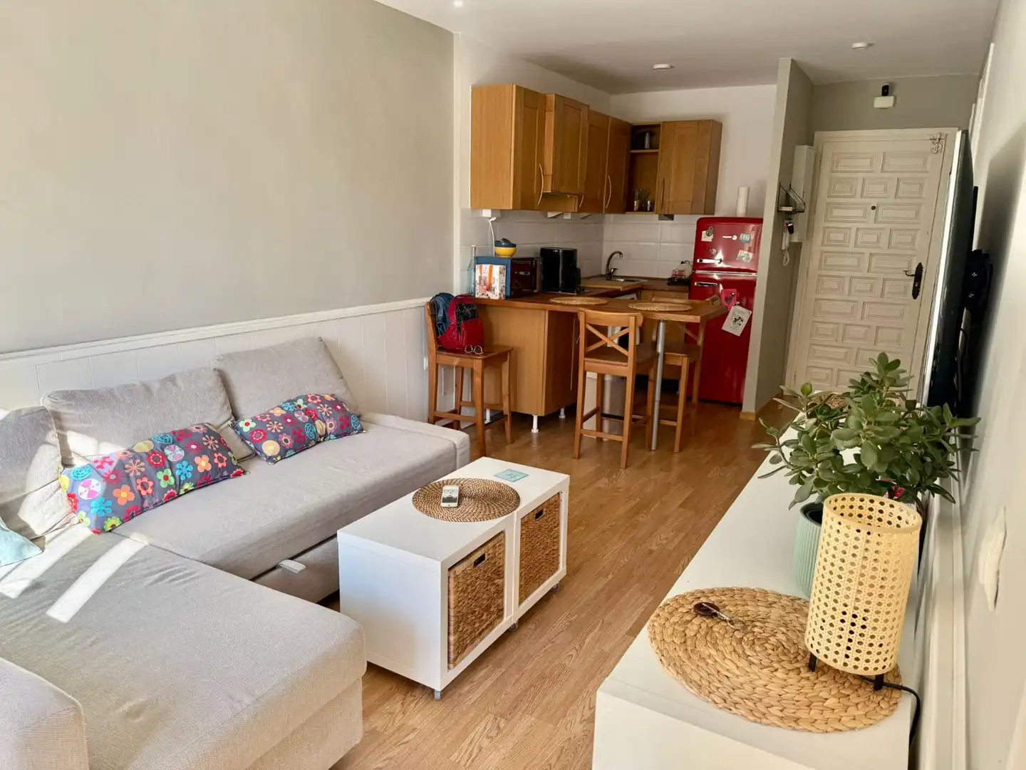 Wohnzimmer von Erdgeschoss zur Miete in San Javier mit Klimaanlage, Terrasse und Möbliert