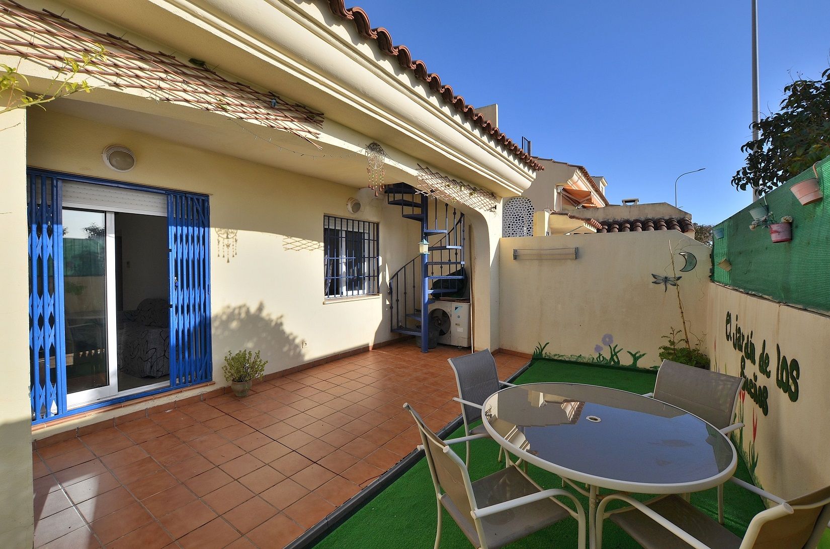 Garden of Single-family semi-detached for sale in Benalmádena  with Air Conditioner, Terrace and Furnished