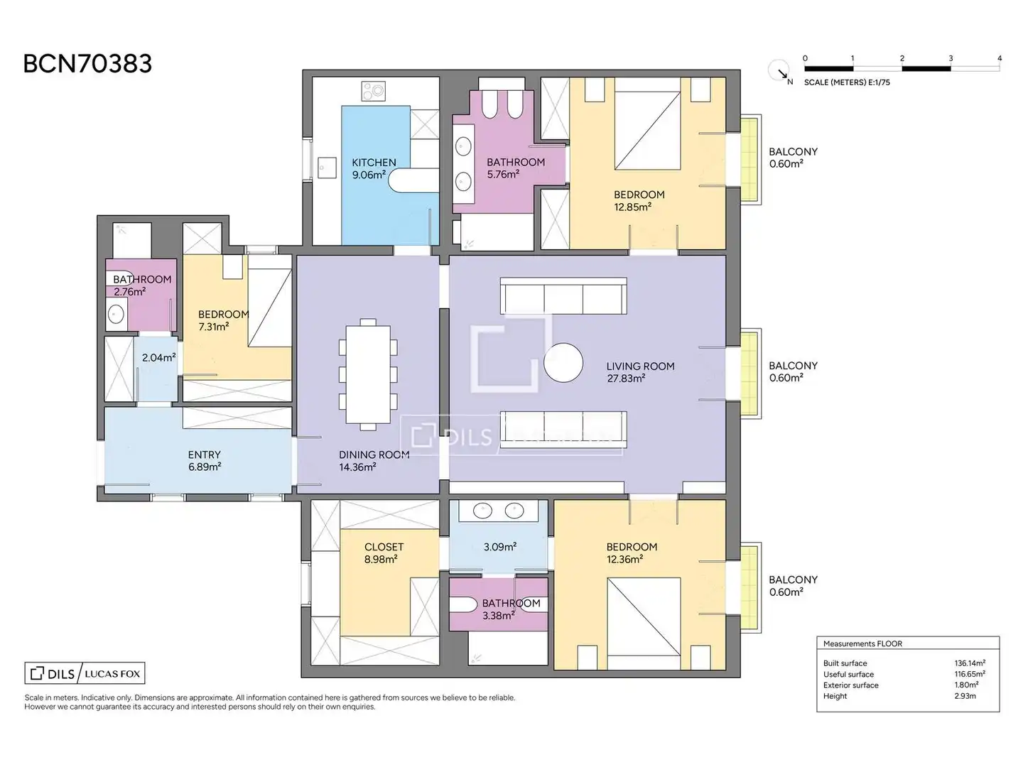 Appartamento con balcone in vendita a Eixample, imagen 49