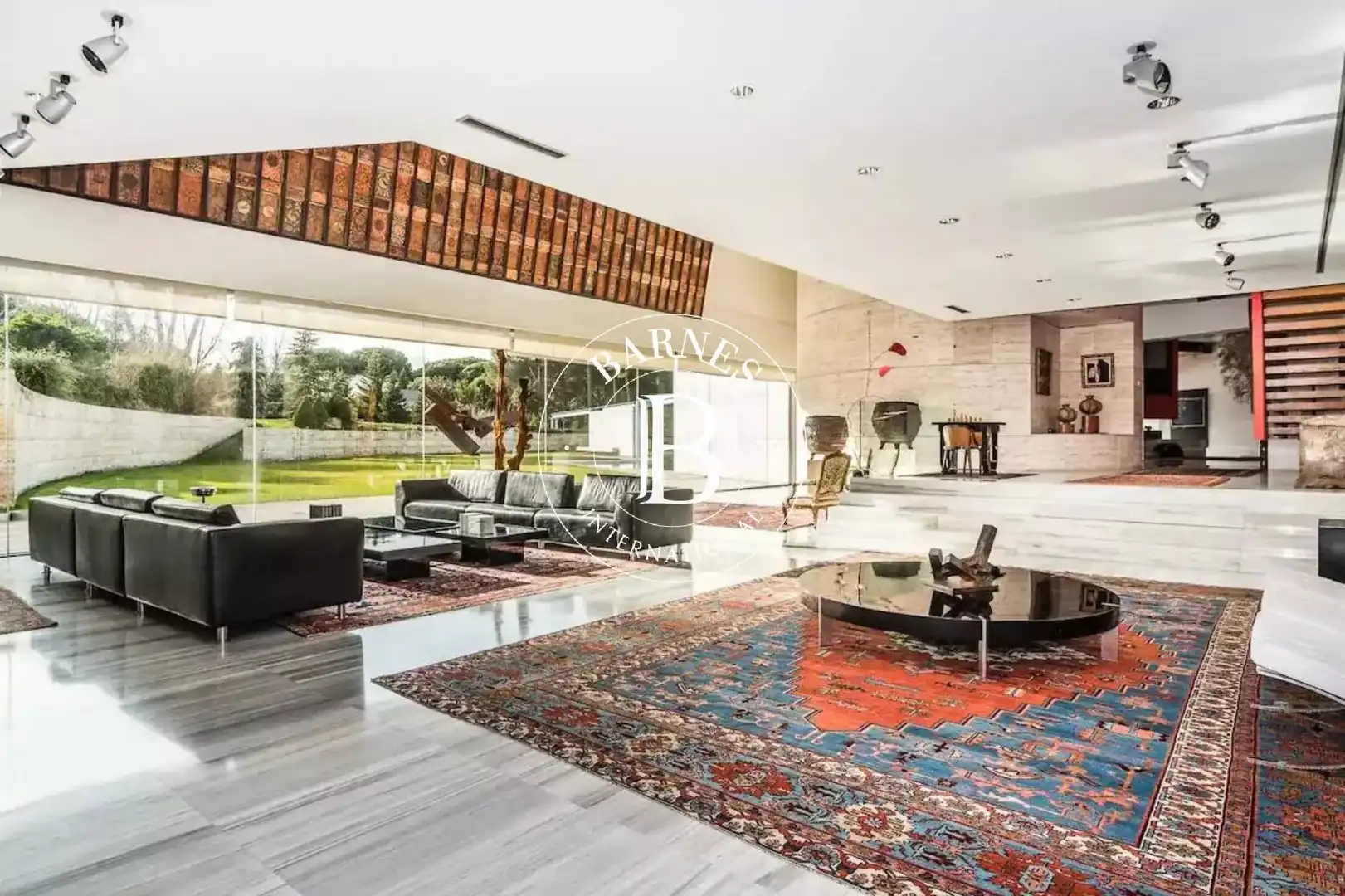 Sala de estar de Casa o chalet de alquiler en Pozuelo de Alarcón con Aire acondicionado, Calefacción y Jardín privado