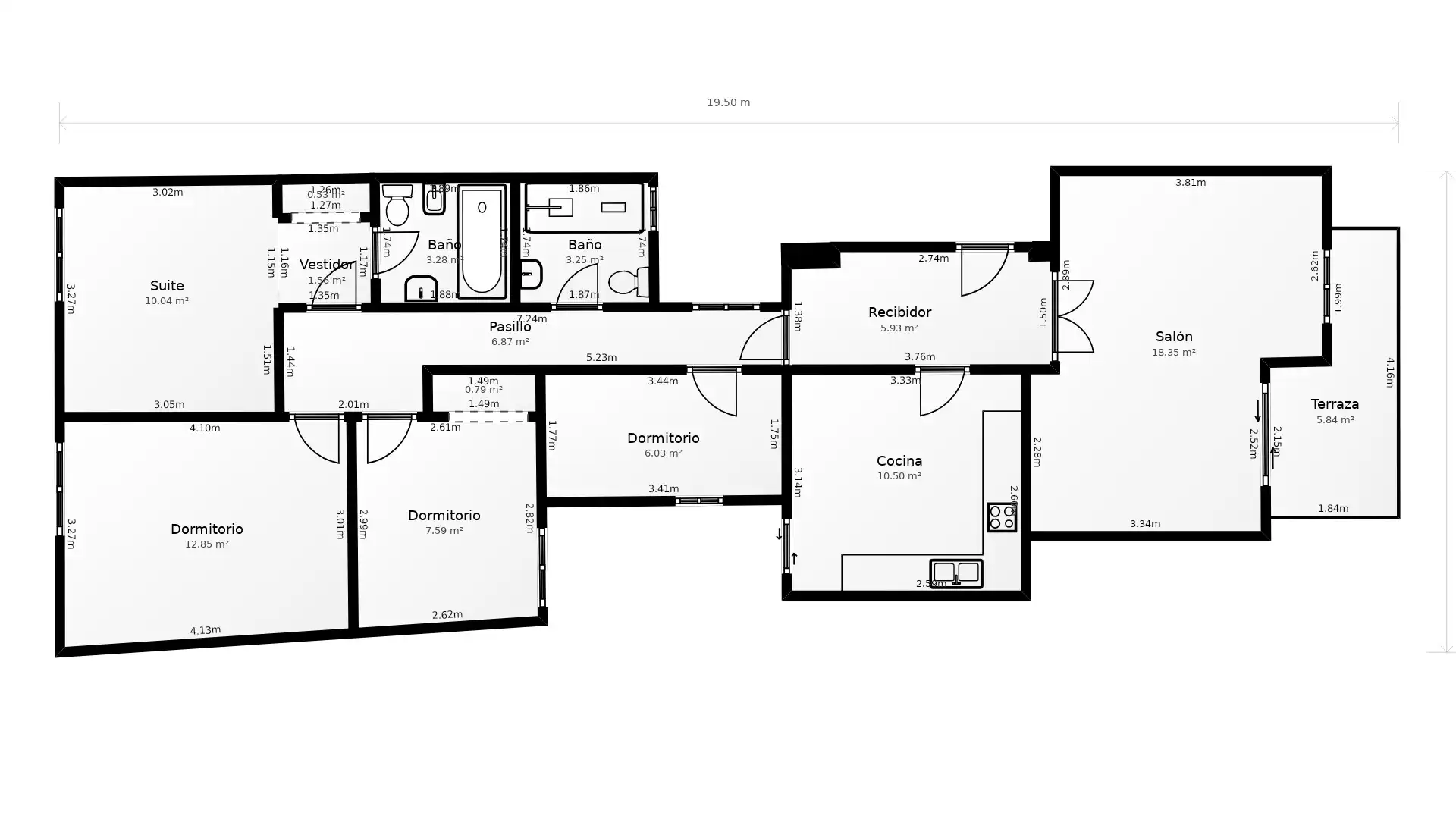 Wohnung mit Terrasse zum Verkauf in Carrer de la Providència, imagen 47