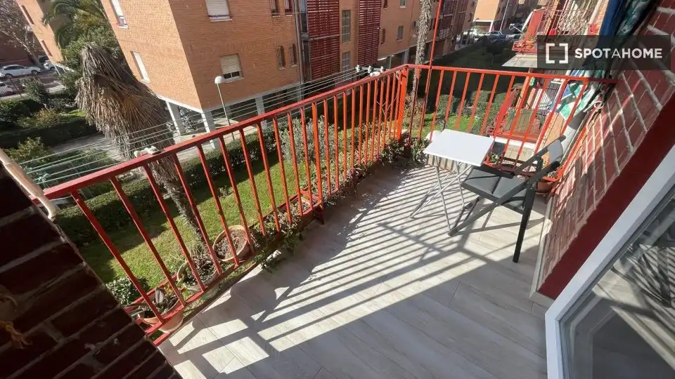 Terrassa de Pis de lloguer en Madrid amb Aire condicionat, Calefacció i Moblat