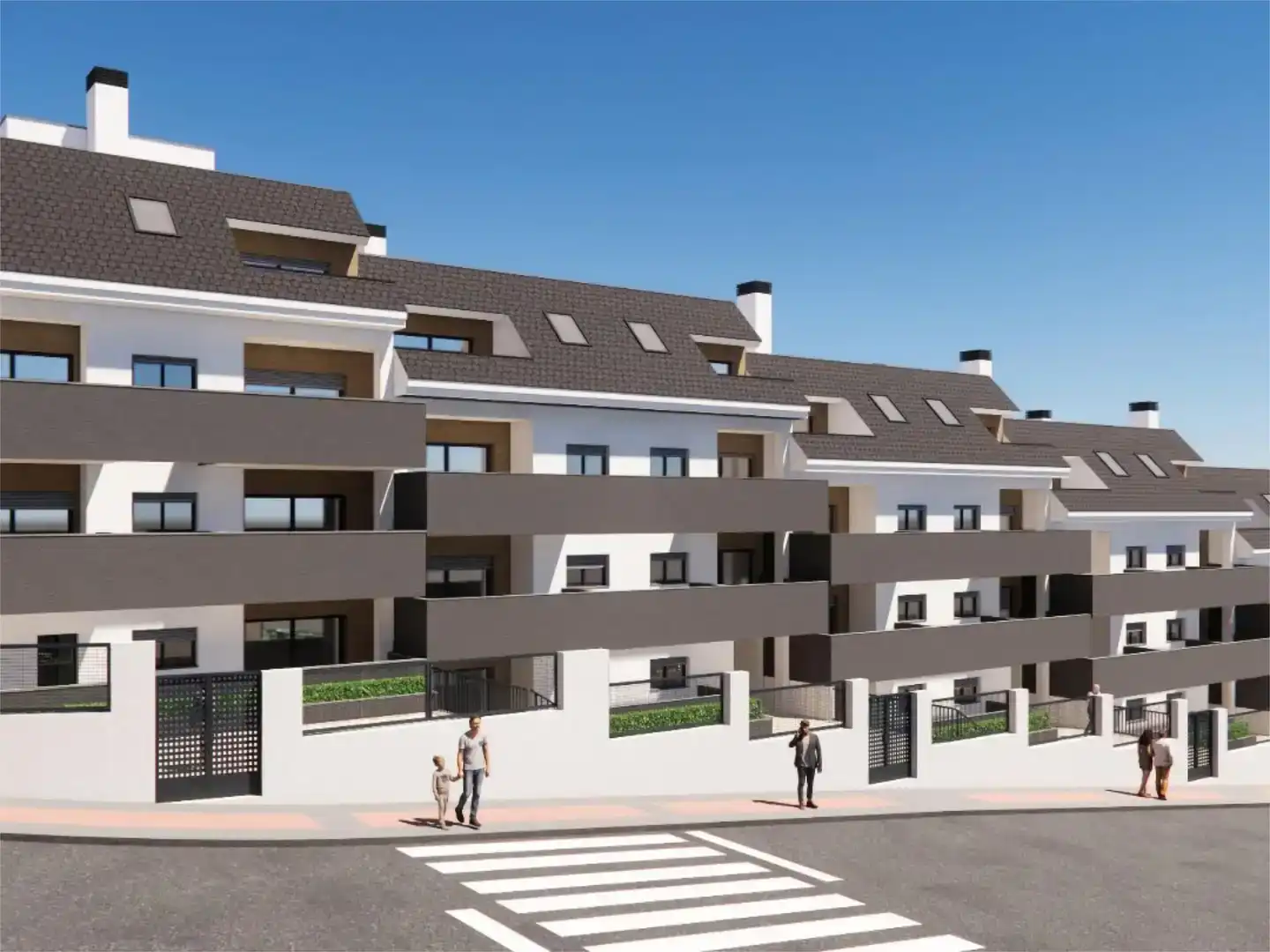 Vista exterior de Pis en venda en Collado Villalba amb Terrassa i Piscina