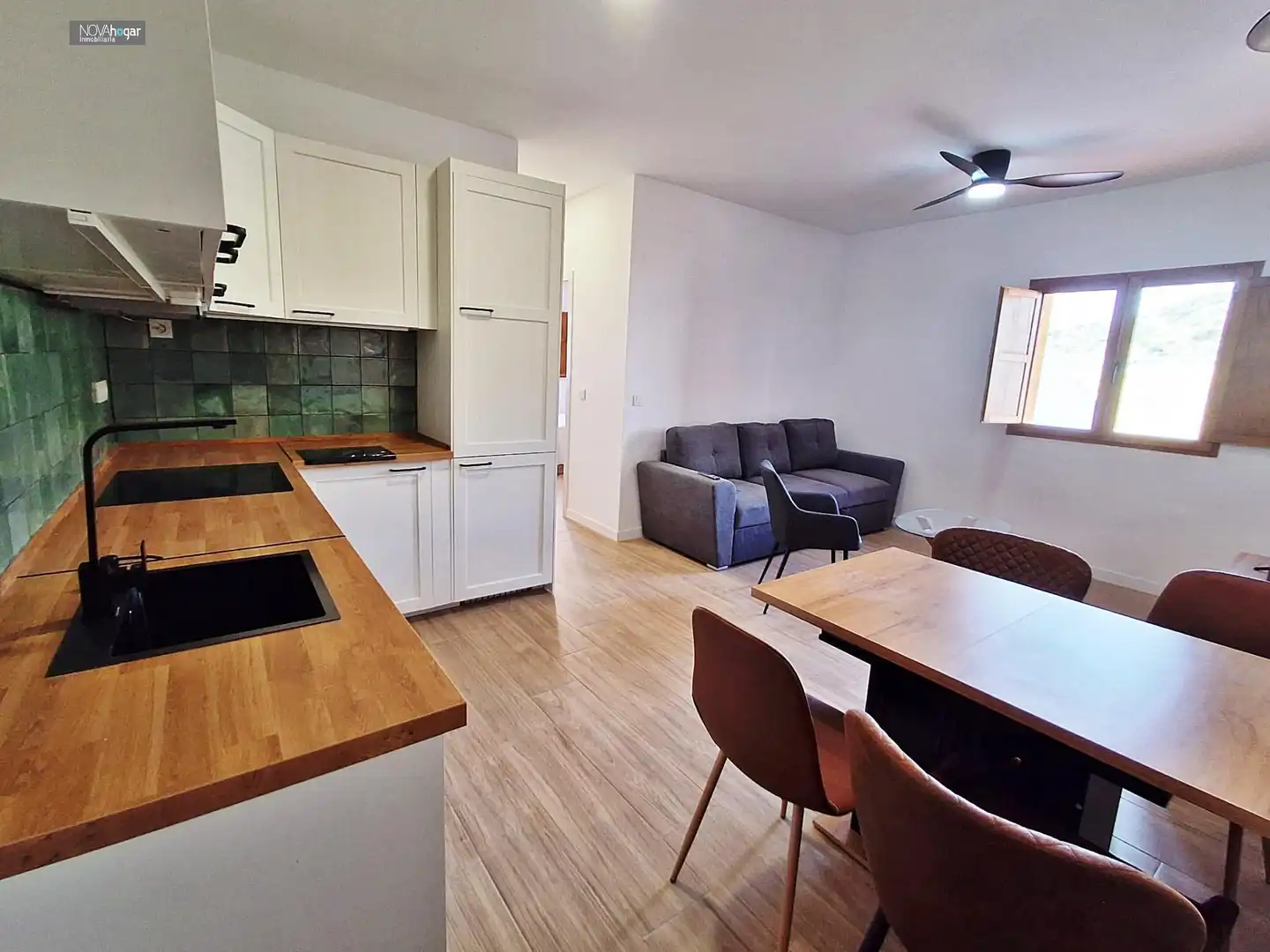 Küche von Wohnung zur Miete in Málaga mit Klimaanlage, Heizung und Möbliert