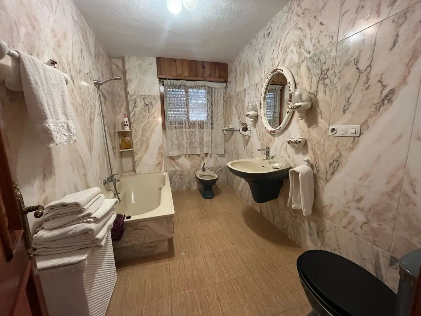 Baño de Casa o chalet en venta en Macastre con Aire acondicionado, Jardín privado y Terraza