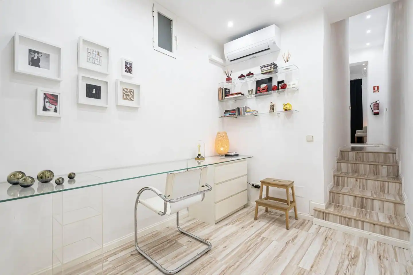 Bedroom of Ground floor for rent in Madrid  with Air Conditioner, Furnished and Internet