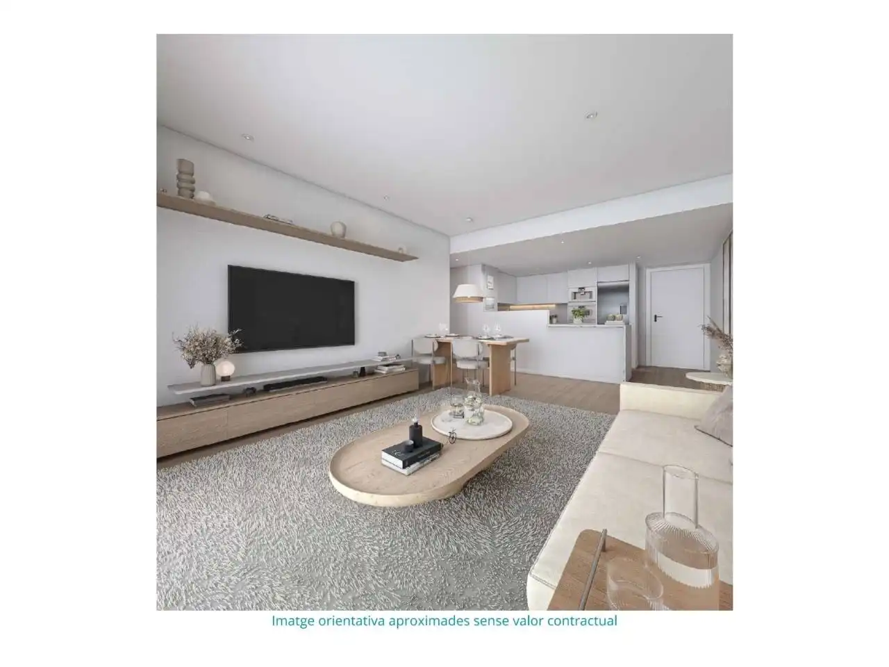 Sala d'estar de Àtic en venda en Cubelles amb Aire condicionat, Calefacció i Terrassa