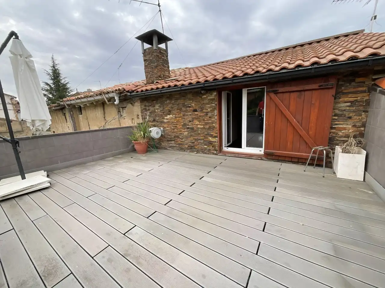 Terrasse von Country house zum Verkauf in Ibrillos mit Heizung, Parkett und Terrasse