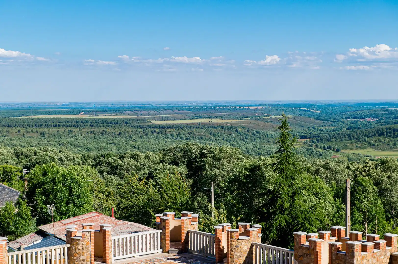 Terraza de Casa o chalet en venta en Quintana del Castillo con Calefacción, Jardín privado y Terraza