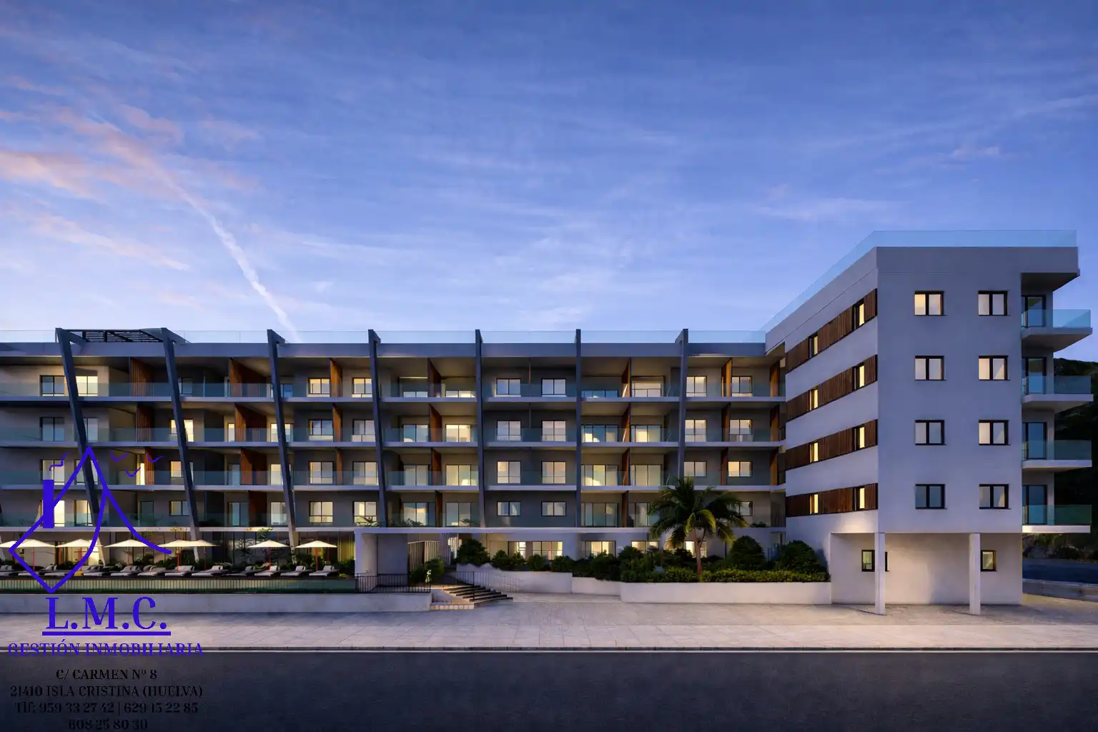 Vista exterior de Edificio en venta en Isla Cristina