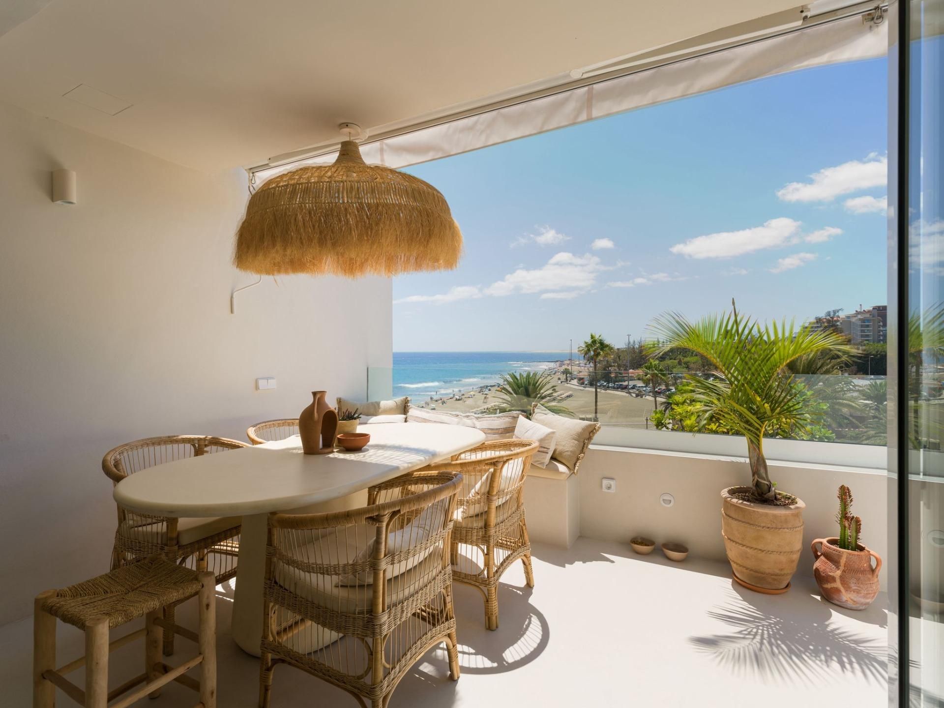 Terraza de Dúplex de alquiler en San Bartolomé de Tirajana