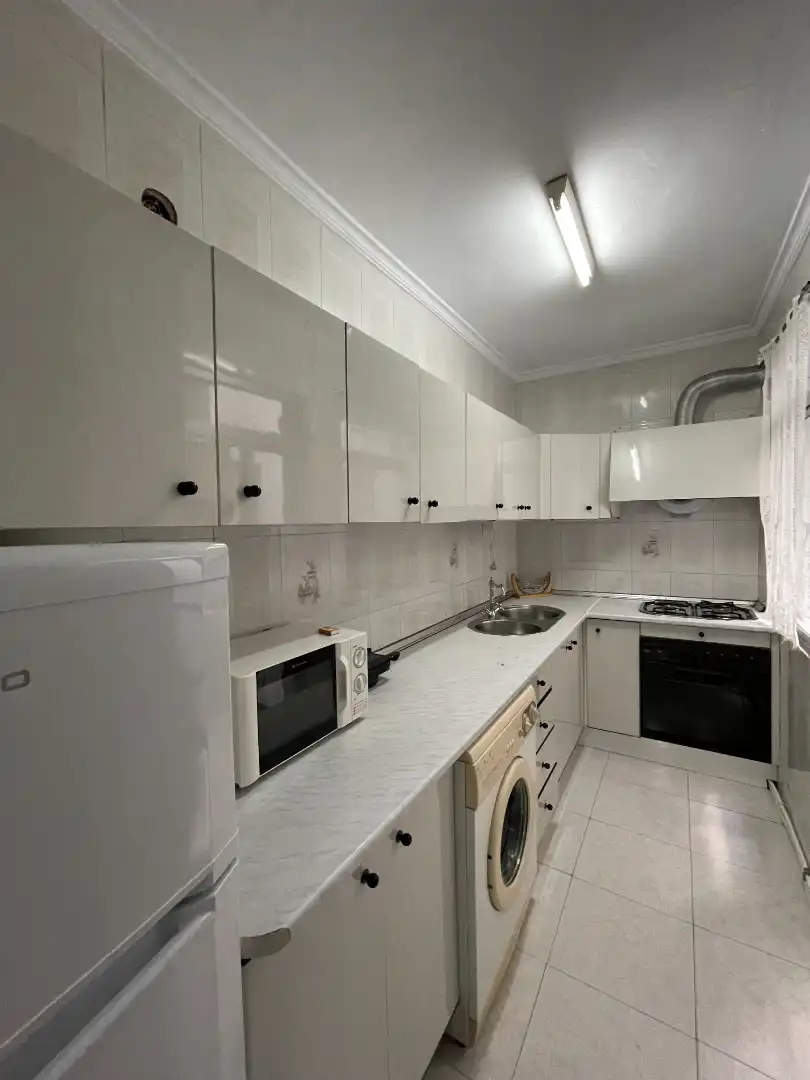 Kitchen of Flat for rent in Plasencia  with Air Conditioner, Terrace and Furnished