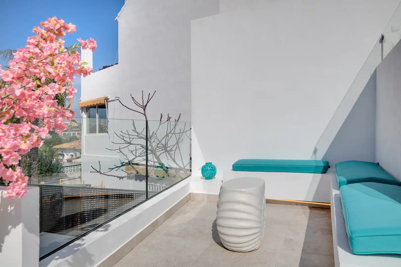 Terrassa de Casa adosada en venda en Marbella amb Aire condicionat, Jardí privat i Terrassa