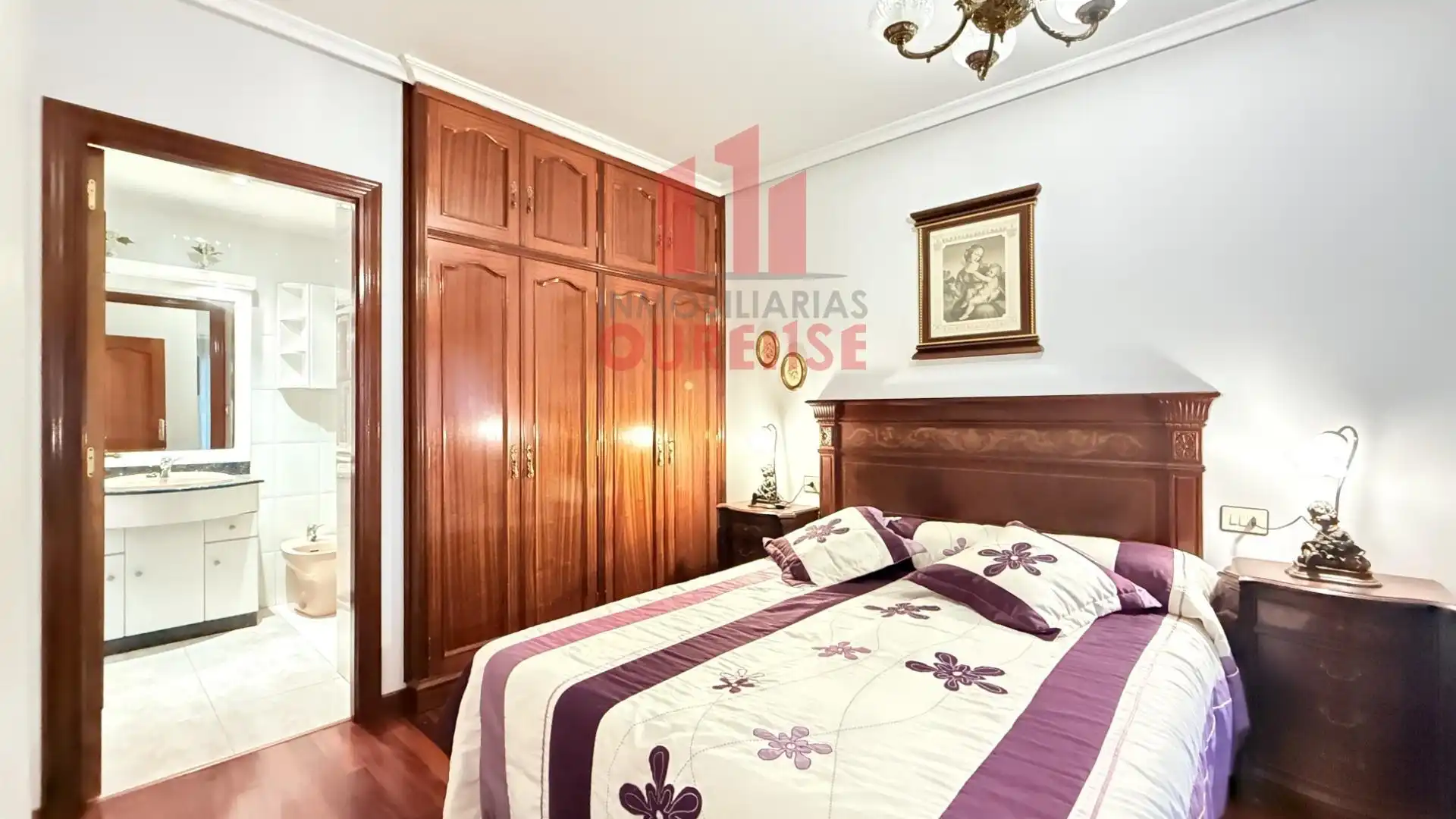 Bedroom of Flat for rent in Ourense Capital   with Furnished