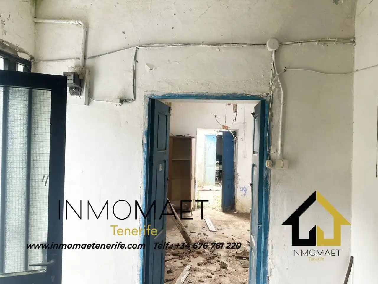Außenansicht von Wohnung zum Verkauf in Buenavista del Norte mit Heizung, Privatgarten und Terrasse
