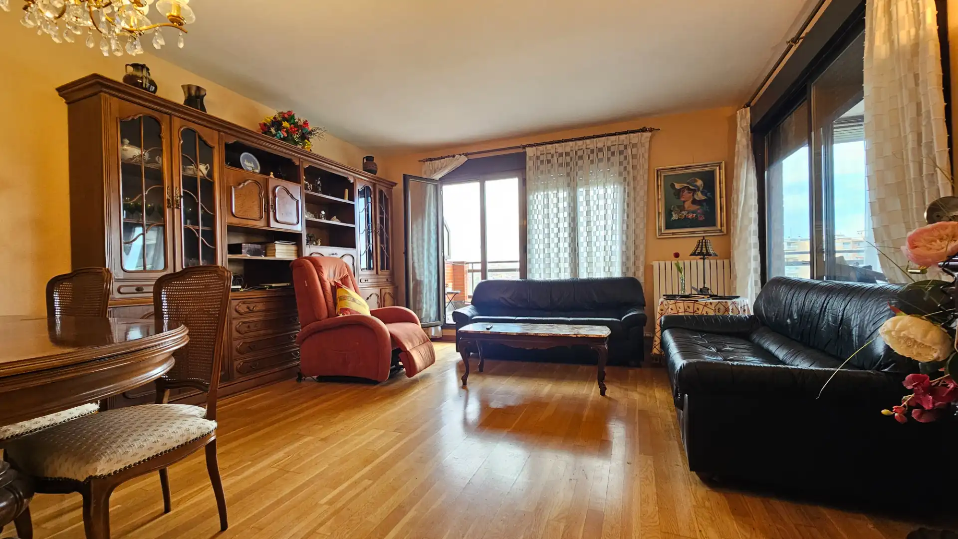 Sala de estar de Piso en venta en Zaragoza con Aire acondicionado, Calefacción y Terraza