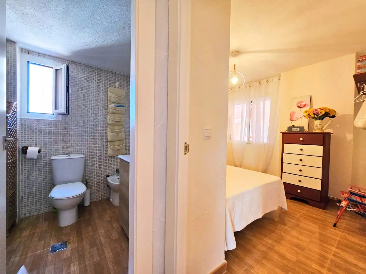Schlafzimmer von Wohnung zum Verkauf in La Manga del Mar Menor mit Möbliert, Balkon und Alarm