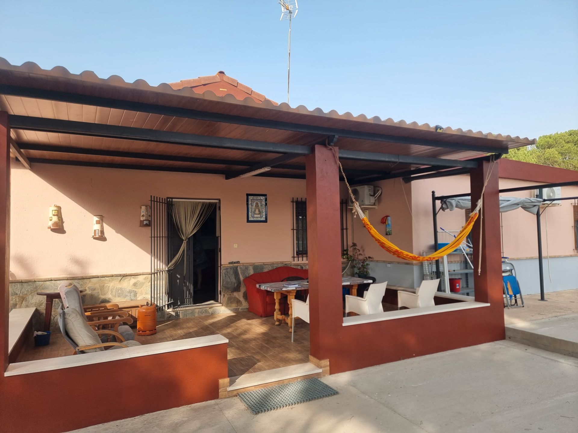 Terrassa de Casa o xalet en venda en Lucena del Puerto amb Aire condicionat, Jardí privat i Terrassa