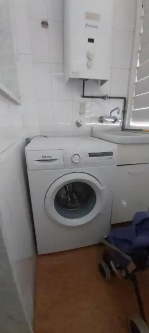 Jardí de Apartament per a compartir en Castellón de la Plana / Castelló de la Plana amb Aire condicionat, Moblat i Forn