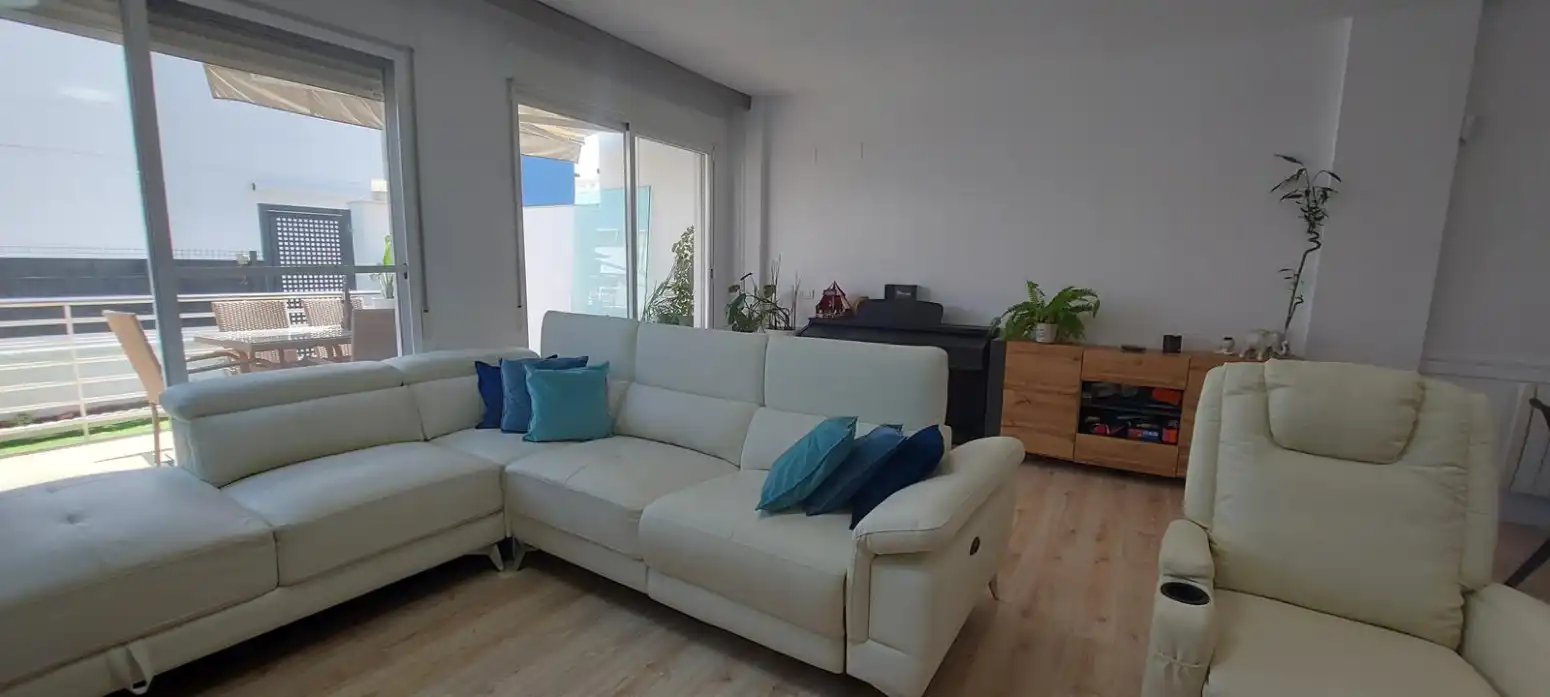 Sala d'estar de Casa adosada en venda en Almenara amb Aire condicionat, Calefacció i Terrassa