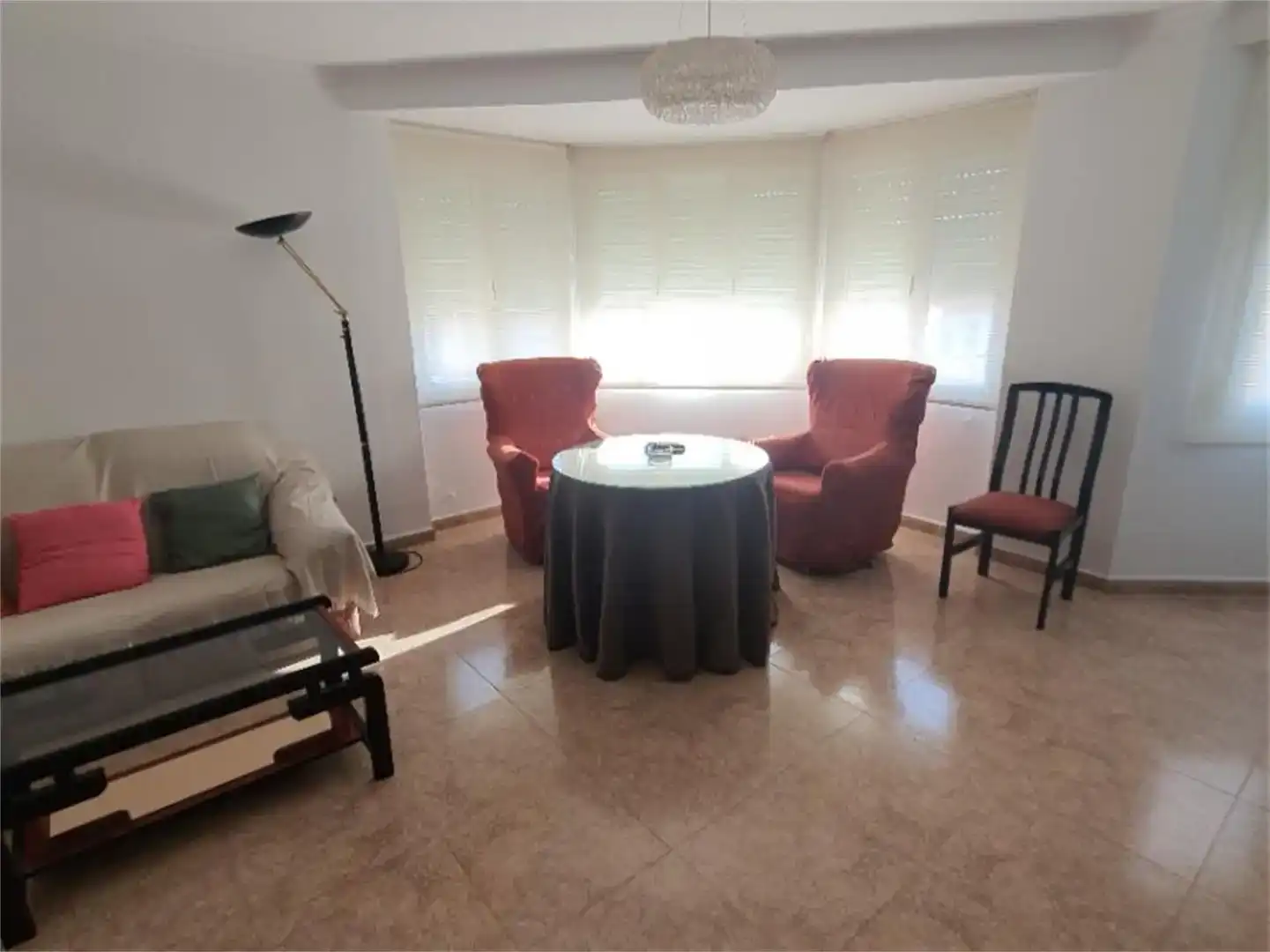 Wohnzimmer von Wohnung zur Miete in Olula del Río mit Klimaanlage und Balkon