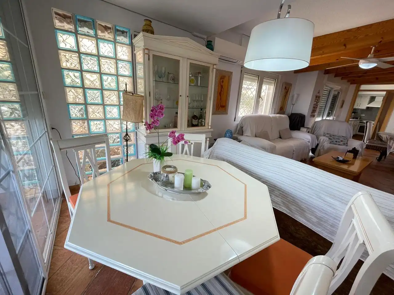 Dining room of Houses for sale in La Manga del Mar Menor  with Air Conditioner, Heating and Private garden