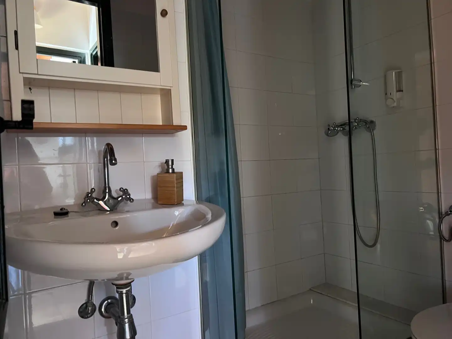 Bany de Finca rústica en venda en Mieres (Girona) amb Aire condicionat, Jardí privat i Parquet
