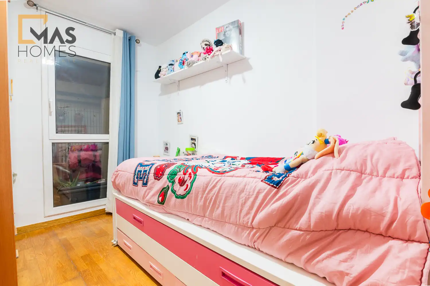 Schlafzimmer von Wohnung zum Verkauf in Terrassa mit Klimaanlage, Heizung und Terrasse