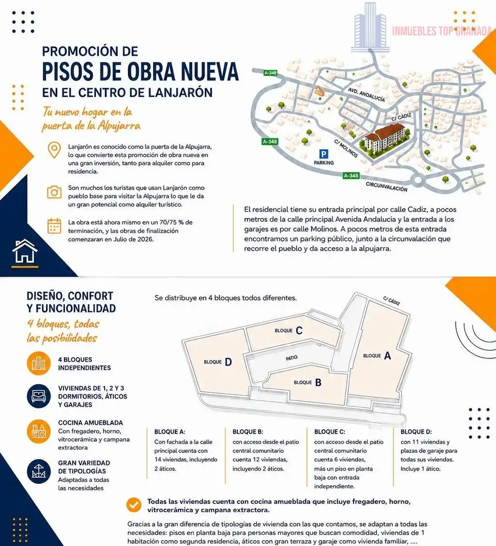 Parking de Piso en venta en Lanjarón