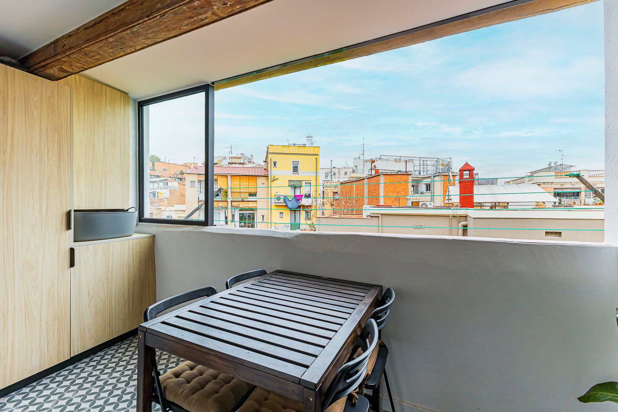 Terrasse von Wohnung zum Verkauf in  Barcelona Capital mit Klimaanlage, Heizung und Terrasse