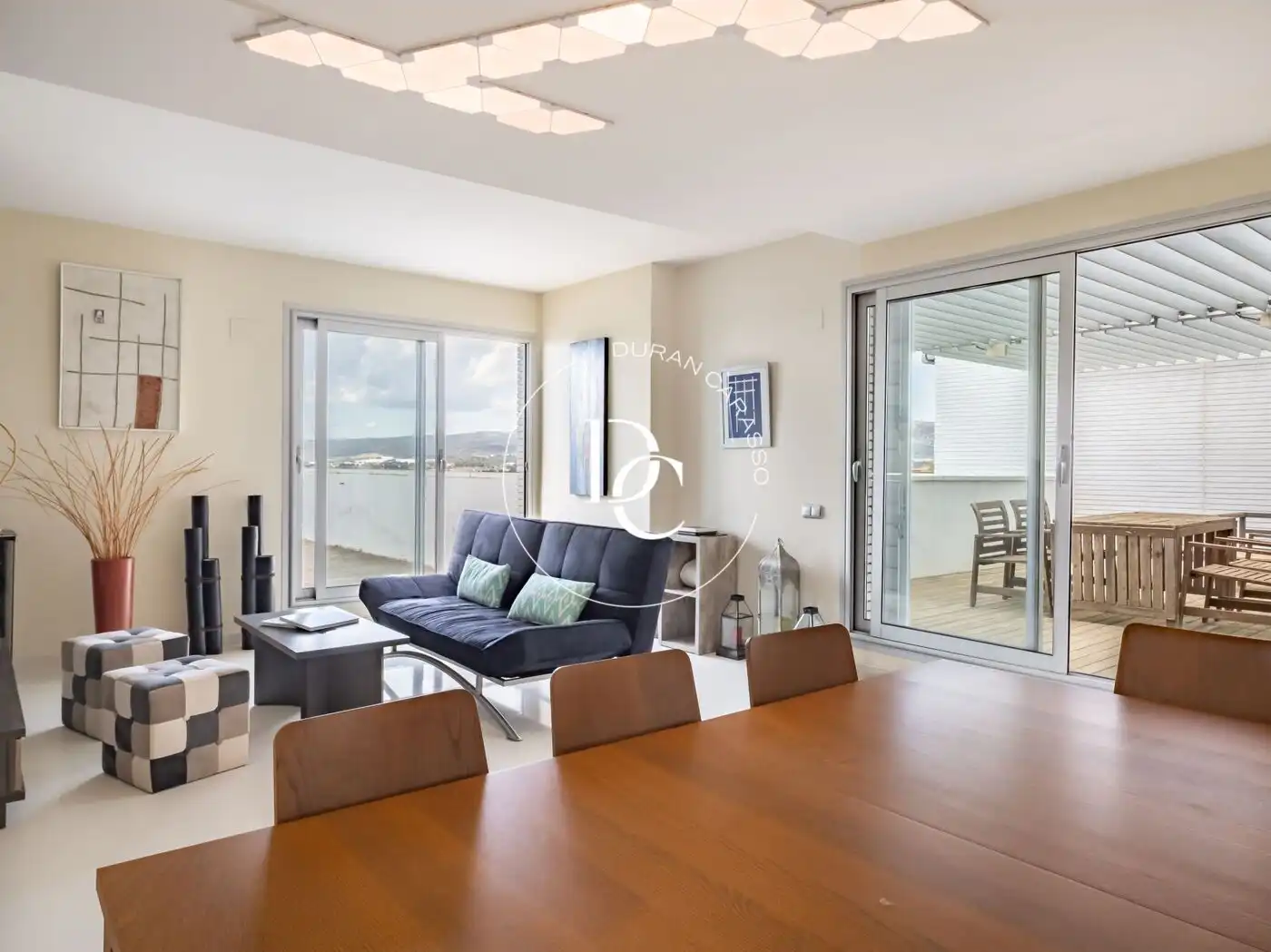 Living room of Duplexes for sale in Sant Pere de Ribes  with Air Conditioner, Heating and Terrace