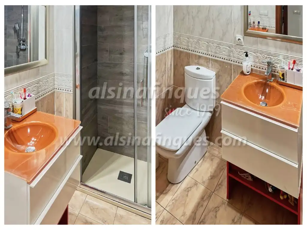 Baño de Ático en venta en Lloret de Mar con Aire acondicionado, Jardín privado y Terraza
