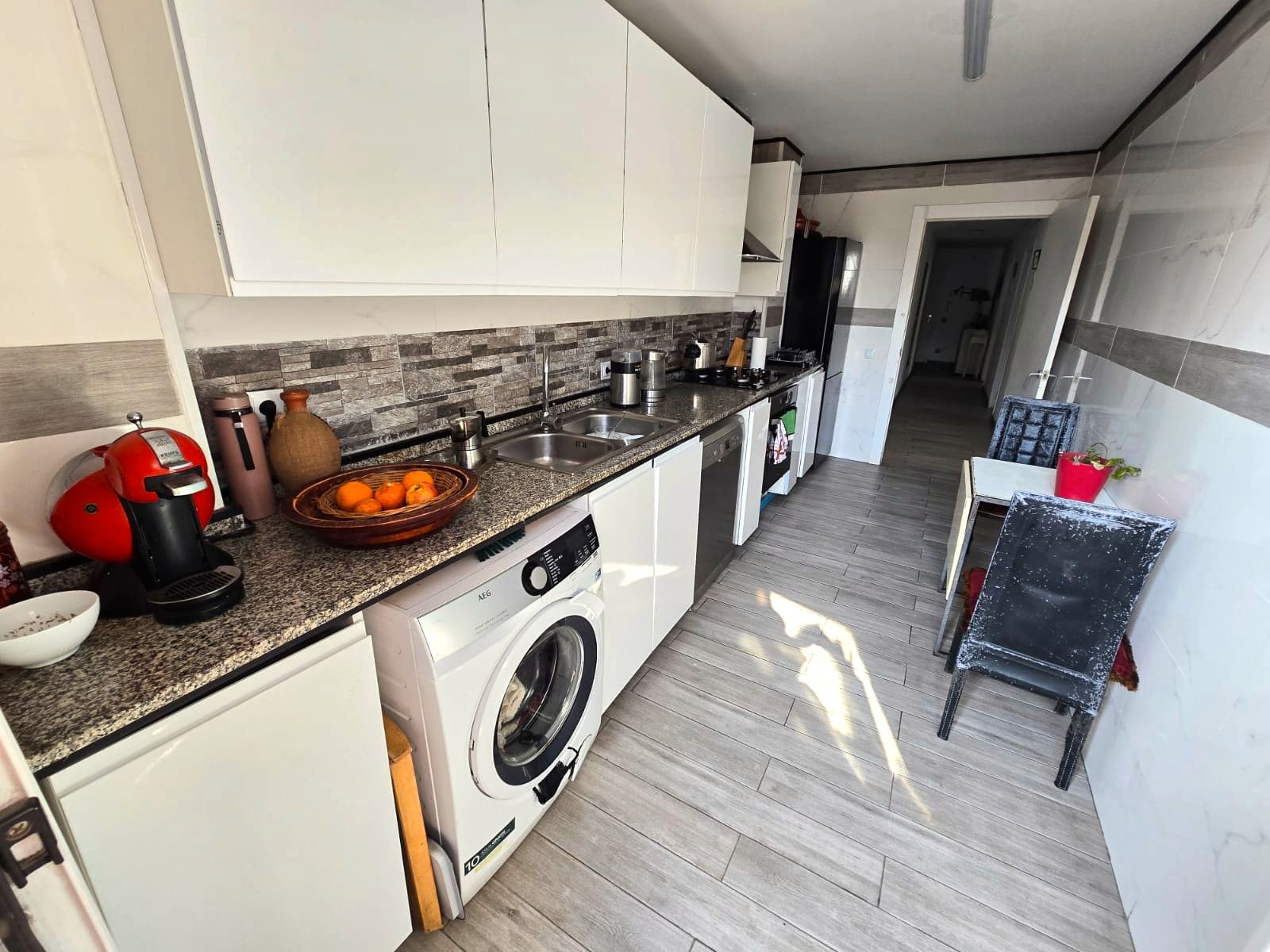 Kitchen of Flat for sale in  Barcelona Capital  with Terrace, Oven and Balcony