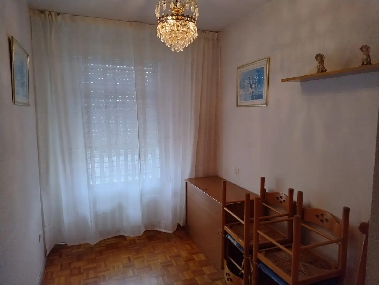 Dining room of Flat for rent in Santiago de Compostela   with Heating, Storage room and Furnished