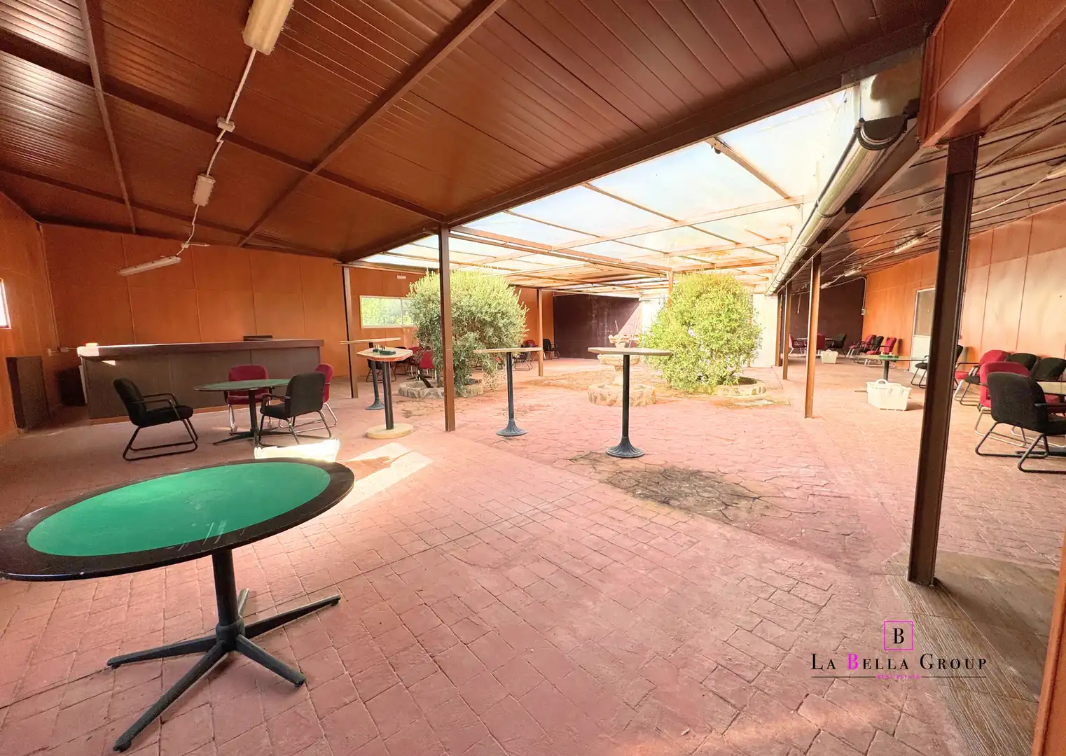 Terrassa de Finca rústica en venda en Santa Cruz de Mudela amb Aire condicionat, Jardí privat i Terrassa
