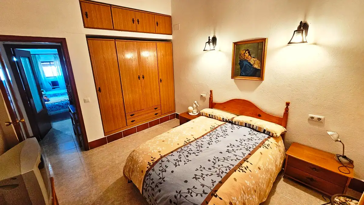 Dormitori de Casa o xalet en venda en Almonaster la Real amb Jardí privat, Terrassa i Traster