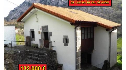 Casa de piedra reformada independiente urbana de 210 m2 en 3 plantas con 1000 m2 de terreno urb. Val de Asón-Arredondo